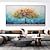 levne stromové olejomalby-ruční olejomalba plátno nástěnná umělecká dekorace moderní obývací pokoj pohovka pozadí stěna peníze strom pro domácí výzdobu válcovaný bezrámový nenatažený obraz