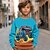 voordelige 3D hoodies en sweatshirts voor jongens-Jongens 3D Automatisch brand Sweatshirt Pullover Lange mouw 3D-afdrukken Herfst Winter Modieus Streetwear Stoer Polyester Kinderen 3-12 jaar Buiten Casual Dagelijks Normale pasvorm