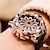 ieftine Ceasuri Quartz-ceas pentru femei ceasuri cu strass ceas pentru femei din piele cu cadran mare brățară ceas de mână pentru femei ceas de cristal alegere cadou