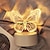 abordables Veilleuses 3D-Mini veilleuse papillon 3d, lampe de table moderne avec commande tactile, pour cadeau d&#039;anniversaire, décoration de la maison, alimentation usb, 1 pièce