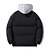 cheap Men&#039;s Downs &amp; Parkas-Men&#039;s Puffer Jacket Winter Coat Hoodied Jacket Office &amp; Career Date Casual Daily Outdoor Casual Color Block Outerwear Clothing Apparel Black Pink Blue