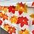 levne LED pásky-lucerna z javorového listu šňůra na lucernu na halloween díkůvzdání 6 metrů 40 světel 3 metry 20 světel 1,5 metru 10 světel bateriový box nebo usb napájený vnitřní a venkovní zahradní dekorativní