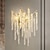 olcso Kristály falilámpák-led fali lámpa kristály szabályozható 25/40cm g9 minimalista falra szerelhető világítótest beltéri lámpák nappaliba hálószobába 110-240v