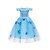 preiswerte Kostüme aus Film und Fernsehen-Frozen Prinzessin Elsa Blumenmädchen Kleid Motto-Party-Kostüm Tüll-Kleider Mädchen Film Cosplay Cosplay Halloween Blau 1 Blau Himmelblau Halloween Karneval Maskerade Hochzeit kleid hochzeitsgast