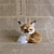 preiswerte Puppen-Simulierter Fuchs, schlafender Fuchs, goldener Fuchs, weißer Fuchs, brauner Fuchs, Schaufenster, Ziegenfell, kleiner Fuchs