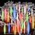 cheap LED String Lights-Christmas Lights Outdoor Meteor Shower Lights Falling Star Lights 30cm/50cm/80cm 8 Tubes LED Icicle Snow Lights Raindrop Lights for Xmas Tree Halloween Holiday Party Decoration