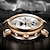 baratos Relógio Automático-LIGE Masculino Relógio mecânico Mostrador Grande Moda Negócio Relógio de Pulso turbilhão Exibição da fase da lua Calendário Cronógrafo Tira de couro Assista