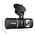 billige Bil-DVR-3 kameraer linse 2.5in bil dvr dash cam hd dash kamera trevejs linse videooptager 1080p black box cycle dashcam videokamera