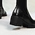 cheap Women&#039;s Boots-Women&#039;s Boots Ladies Shoes Valentines Gifts Motorcycle Boots Plus Size Valentine&#039;s Day Work Daily Solid Color Over The Knee Boots Thigh High Boots Block Heel Chunky Heel Pointed Toe Elegant Fashion
