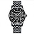 billiga Kvartsklockor-Herr Kvartsklockor Mode Affär Armbandsur Självlysande Kalender VATTENTÄT Dekorativ Legering Klocka