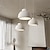 זול עיצוב פנסים-מנורת תליון led שרף 1 ראש אהיל יצירתי תעשייתי מתכת גופי תאורה תקרת מתכת נברשת אווירה בסגנון בר יצירתי לסלון,אי מטבח,חדר שינה 85-265v
