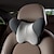 abordables Reposacabezas para coche-Almohadilla de soporte para reposacabezas de asiento de coche, almohada de algodón con memoria suave para el cuello, accesorios de interior de coche, cojín lumbar universal