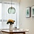 halpa Saarivalot-led-riippuvalot vihreä lasiriippuvalaisin keittiösaareke keittiön valaisimet katto 1 kpl 110-240v