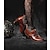 cheap Women&#039;s Oxfords-Women&#039;s Heels Pumps Sandals Brogue Mary Jane Heel Sandals Party Outdoor Daily Color Block High Heel Chunky Heel Round Toe Elegant Bohemia Vacation Leather Lace-up Dark Brown Brown