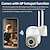 cheap Outdoor IP Network Cameras-Full HD 1080P WiFi IP Camera Wireless Speed Dome PTZ IP66 Waterproof CCTV IR Outdoor Indoor NetCam Monitoring Auto Tracking Full Color Night Vision Security Camera