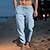 cheap Men&#039;s Pants-Men&#039;s Casual Linen Cotton Blend Summer Trousers