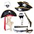 abordables Jouets et jeux-Chapeau de capitaine de pirate, accessoires de performance de festival de scène de cosplay, masque pour les yeux de capitaine jack des caraïbes, chapeau de crâne