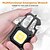 abordables lampes de poche tactiques-Mini lampe de poche LED lampe de travail rechargeable porte-clés lumière de camping en plein air portable clé de poche tournevis sécurité hamme
