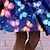 abordables robes 3d de fille-Robe papillon 3D pour filles, manches longues, impression 3D, sports d&#039;automne et d&#039;hiver &amp; Extérieur quotidien vacances mignon décontracté beaux enfants 3-12 ans tenue décontractée une ligne robe