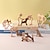 お買い得  彫像-手作り木製彫像ひざまずく女性キス子犬犬彫刻置物装飾工芸品アート彫刻ホームオフィスの装飾子供の日の犬愛好家