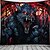 voordelige halloween wandtapijten-halloween wolf hangend tapijt kunst aan de muur groot tapijt muurschildering decor foto achtergrond deken gordijn thuis slaapkamer woonkamer decoratie halloween decoraties