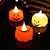 halpa Halloween rekvisiittivalo-halloween koristeet kurpitsa kynttilä lamppu led elektroninen syttyy kurpitsan lampun tunnelma jack o lyhty koristelamppu valoisa lelu juhla koriste tarvikkeet lasten lelu halloween kynttilälamppu