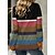 cheap Hoodies &amp; Sweatshirts-Women&#039;s Sweatshirt Pullover Fashion Drawstring Black Color Block Casual Sports Pile Neck Top Long Sleeve Spring &amp;  Fall Micro-elastic