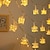 billige LED-stringlys-utendørs camping isbit lysstreng stjerner eventyrlys 1,5m 3m batteridrevet led jule nyttårsfest ferie hage balkong utendørs innendørs dekorasjon