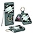 זול מארז סמסונג-טלפון מגן עבור סמסונג גלקסי Z Flip 5 כיסוי אחורי מחזיק עפרונות מחזיק טבעת מגן גוף מלא צבע אחיד PC