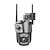 Недорогие IP-камеры для улицы-4g sim ip-камера с двумя объективами 4mp 2k wifi наружная камера безопасности мини 10-кратный зум видеонаблюдение 1080p камера видеонаблюдения веб-камера