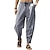 cheap Linen Pants-Men&#039;s Linen Pants Summer Pants Pocket Drawstring Plain Casual Daily Yoga Cotton Blend Basic Classic Black White