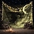 cheap Halloween Wall Tapestries-Halloween Decorations Tapestry Witch Moon Night Creepy Wall Hanging Photograph Backdrop Blanket Curtain Home Bedroom Living Room Decoration