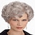 baratos peruca mais velha-Perucas curtas encaracoladas cinza para mulheres brancas perucas cinzentas com corte pixie de aparência natural perucas curtas sintéticas prateadas brancas para mulheres mais velhas