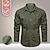 cheap Men&#039;s Active Tees &amp; Tanks-Men&#039;s Hiking Shirt / Button Down Shirts Long Sleeve Square Neck Tee Tshirt Outdoor Multi-Pockets Breathable Quick Dry Lightweight Summer Cotton White Black Army Green Fishing Climbing