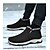Χαμηλού Κόστους Χειμερινές και χιονισμένες μπότες-Ανδρικά Μπότες Μπότες Χιονιού Χειμωνιάτικες μπότες Επένδυση Φλις Καθημερινό ΕΞΩΤΕΡΙΚΟΥ ΧΩΡΟΥ Καθημερινά Ύφασμα Αδιάβροχη Ζεστό Αντιολισθητικό Μοκασίνια Μαύρο Μπλε Συνδυασμός Χρωμάτων