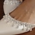 Χαμηλού Κόστους Παπούτσια Γάμου-γυναικεία γαμήλια παπούτσια νυφικά παπούτσια για παράνυμφο casual καθημερινά φλατ γάμου bling αστραφτερά μονόχρωμα στρας glitter παπούτσια με επίπεδη τακούνι γάμου