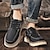 abordables Oxfords Homme-Homme Oxfords Chaussures décontractées pour hommes Rétro Chaussures à carreaux de style britannique Chaussures de confort Marche Décontractées du quotidien Cuir Confortable Bottine / Demi Botte