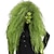 رخيصةأون باروكات تنكرية-شعر مستعار للساحرات البرية باللون الأخضر لحفلات الهالوين التنكرية