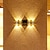 tanie Kinkiety zewnętrzne-Słoneczna lampa ścienna zewnętrzna wodoodporne oświetlenie dziedzińca willa ogród ściana zewnętrzna dekoracja krajobrazowa atmosfera lampa ścienna spryskiwacza 1/2 szt