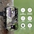 abordables Caméras IP d&#039;Extérieur-caméra de chasse 4k/1080p écran 2 pouces caméra extérieure 118,11 pouces pixels caméra de vision nocturne étanche ip66 comprend une carte SD de 32 Go prend en charge la connexion wifi au téléphone