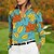 cheap Women&#039;s Golf Clothing-Acegolfs Women&#039;s Golf Polo Shirt Golf Shirt White Blue Khaki Long Sleeve Golf Apparel Golf Clothes Leaf Ladies Golf Attire Clothes Outfits Wear Apparel