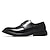 voordelige Heren Oxfordschoenen-Voor heren Oxfords Derby-schoenen Jurk schoenen Zakelijk Brits Dagelijks PU Comfortabel Anti-slip Veters Zwart Bruin Grijs Lente Herfst