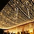 levne LED pásky-led víla řetězové světlo 100m 800leds 50m 400leds 8 režimů vodotěsné flexibilní vánoční sváteční světlo pro vánoční stromeček party zahrada zahrada terasa barevné osvětlení eu us au uk zástrčka