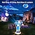 billige Projektorlampe og laserprojektor-1 stk stjernelampe projektor galakse projektor til soveværelse natlys projektor til børn voksne gaming værelse loft værelse indretning (blå)