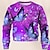 cheap Girl&#039;s 3D Sets-Girls&#039; 3D Butterfly Set Sweatshirt &amp; Bell bottom Long Sleeve 3D Print Fall Winter Active Fashion Daily Polyester Kids 3-12 Years Crew Neck Outdoor Date Vacation Regular Fit