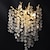 voordelige Kristallen Wandlampen-led wandkandelaar lamp kristal dimbaar 25/40cm minimalistisch wandmontage licht verlichtingsarmatuur binnenverlichting voor woonkamer slaapkamer 110-240v