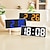 abordables Radios y relojes-Reloj led de pantalla grande, reloj digital, reloj de noche para dormitorio, reloj de moda coreana