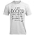 cheap Men&#039;s Graphic T Shirt-Mens Graphic Shirt Letter Black Light Grey Dark Blue Tee Cotton Blend Sports Classic Short Sleeve Comfortable Outdoor Unanswerable T-Shirt Birthday Wise Doctor Once Wrote