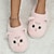 ieftine Flip-Flops de Damă-Pentru femei Papuci Pantofi Fuzzy Papuci de interior Papuci Calzi Casă Zilnic Pisica Căptușiți Set de asortare pantofi și genți Toc Drept Casual Confortabili minimalism Material elastic Loafer Negru