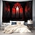 cheap Trippy Tapestries-Bloody House Hanging Tapestry Wall Art Large Tapestry Mural Decor Photograph Backdrop Blanket Curtain Home Bedroom Living Room Decoration  Decorations